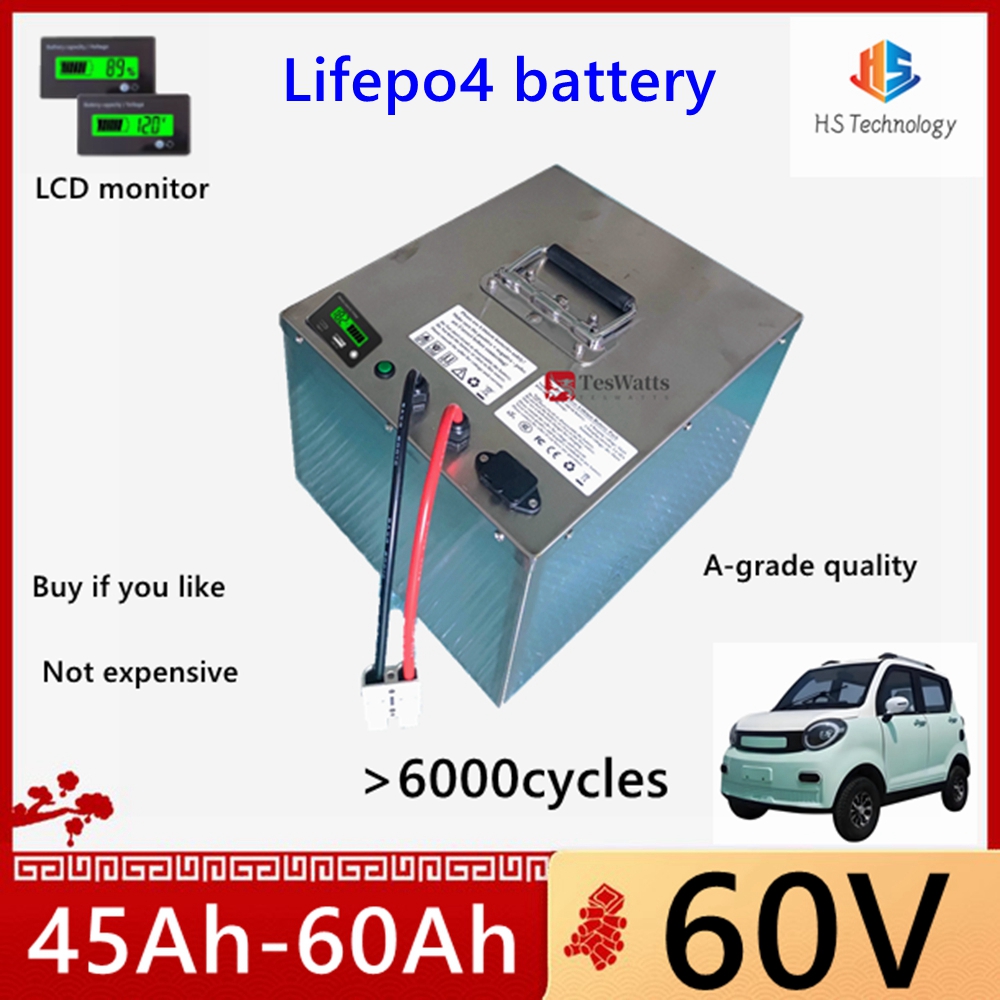 Batteria al Litio HS Lifepo4 6 - 60V 50Ah Electric Scooter Battery recensione e prezzo