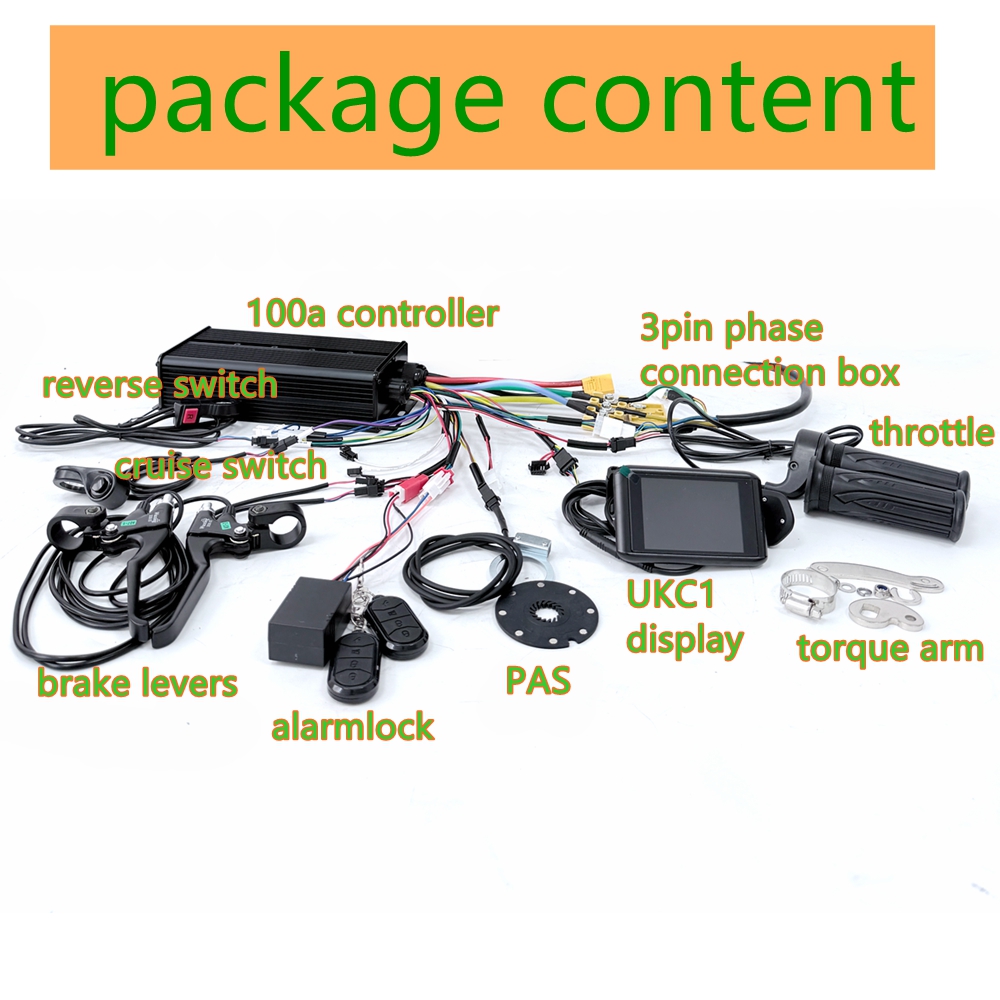 Kit di conversione per bici el - 72V 100A Sabvoton Controller recensione e prezzo