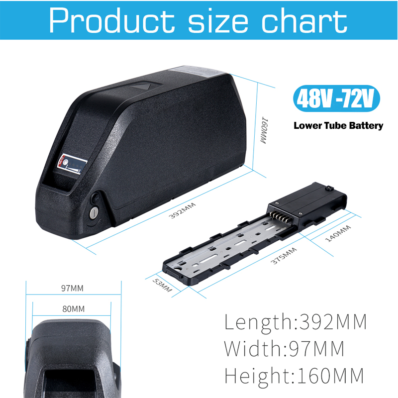 Batteria per Bici Elettrica 48 - 60V 50Ah Electric Scooter Battery recensione e prezzo