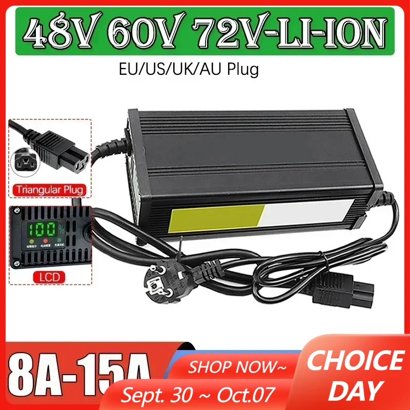 Caricabatteria al litio per ve - 72V 15A Fast Charger recensione e prezzo